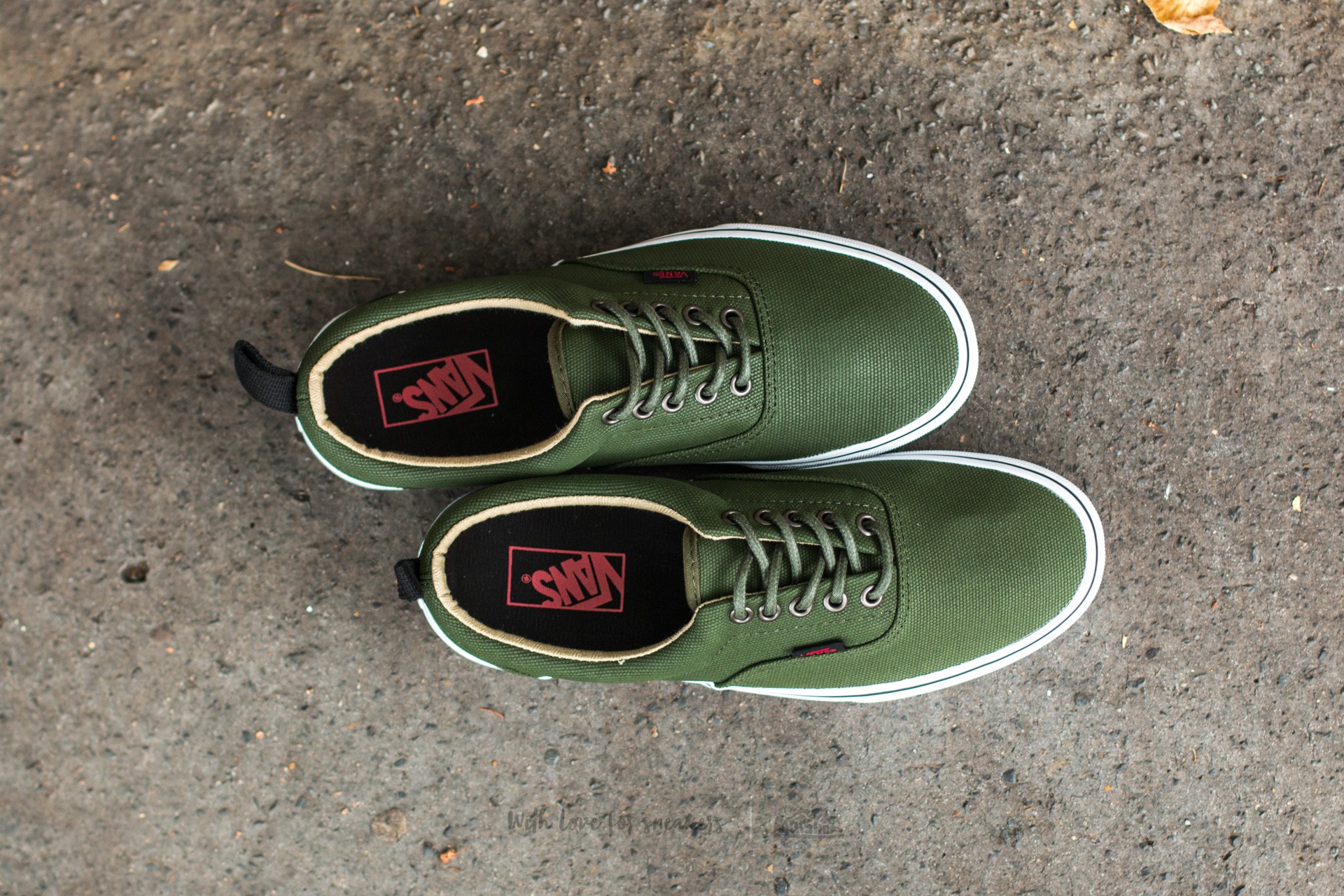 Men s shoes Vans Era PT Military Twill Rifle Green Footshop