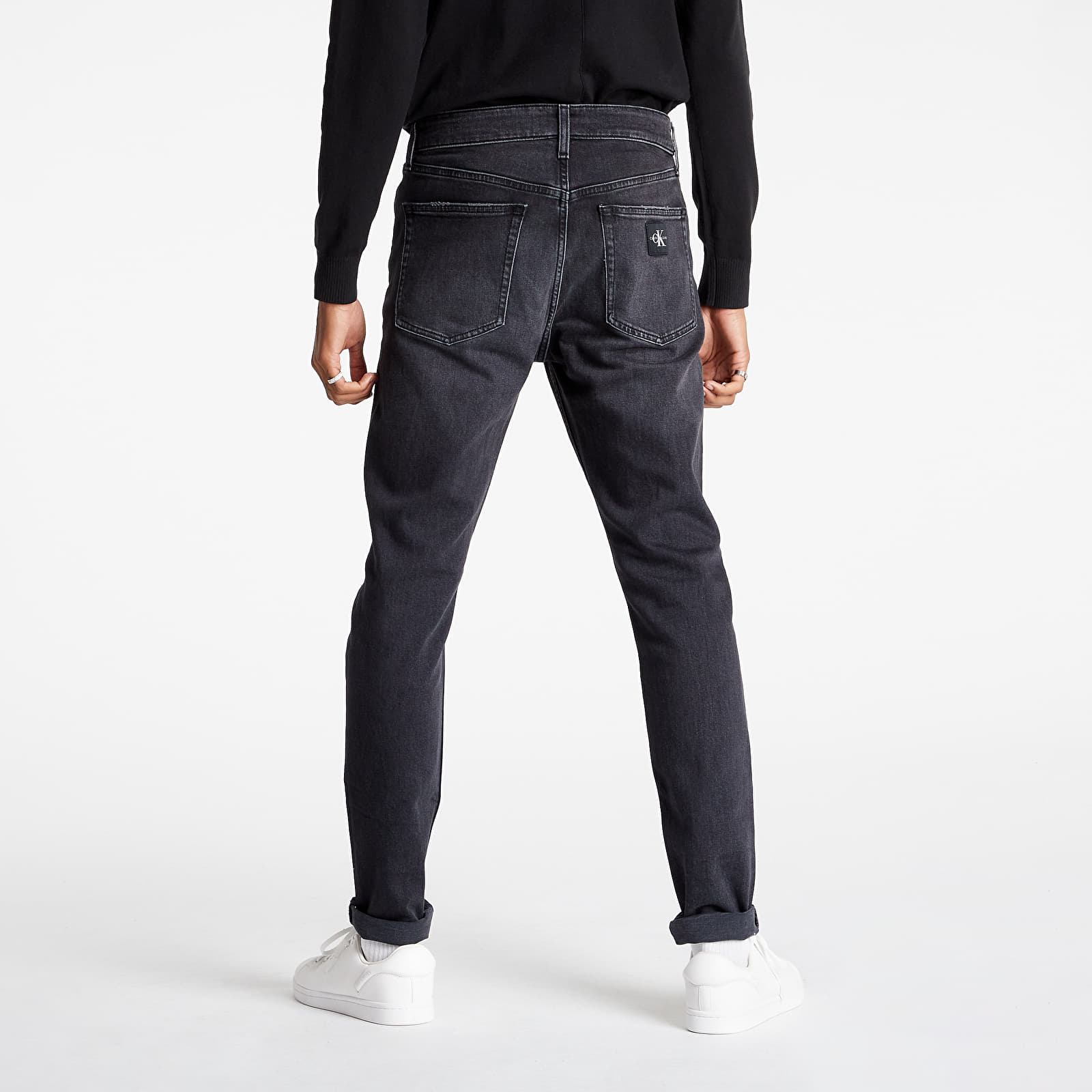 Дънки Calvin Klein Jeans Slim Taper Denim Grey