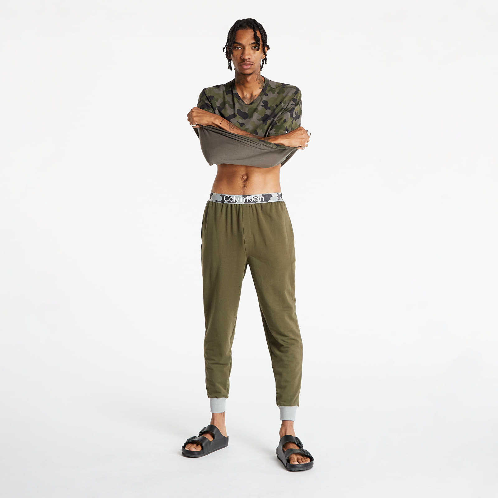Pants and jeans Calvin Klein Galvanize Lounge Jogger Dusk Green