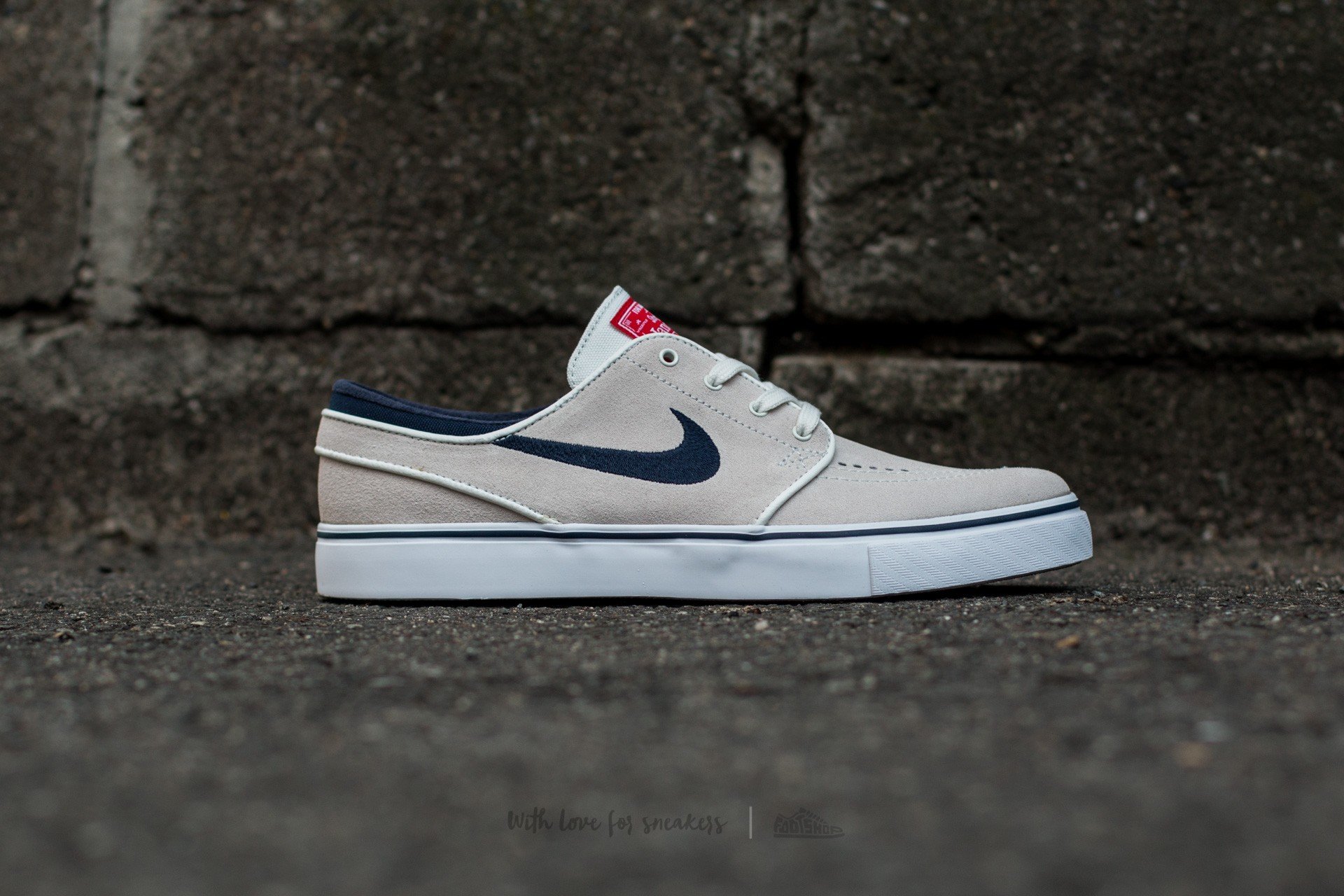 Skor för män Nike Zoom Stefan Janoski Summit White/ Obsidian-University Red-White