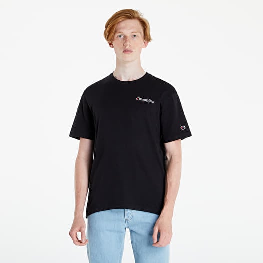 T shirts Champion Rochester Logo T Shirt Black Footshop