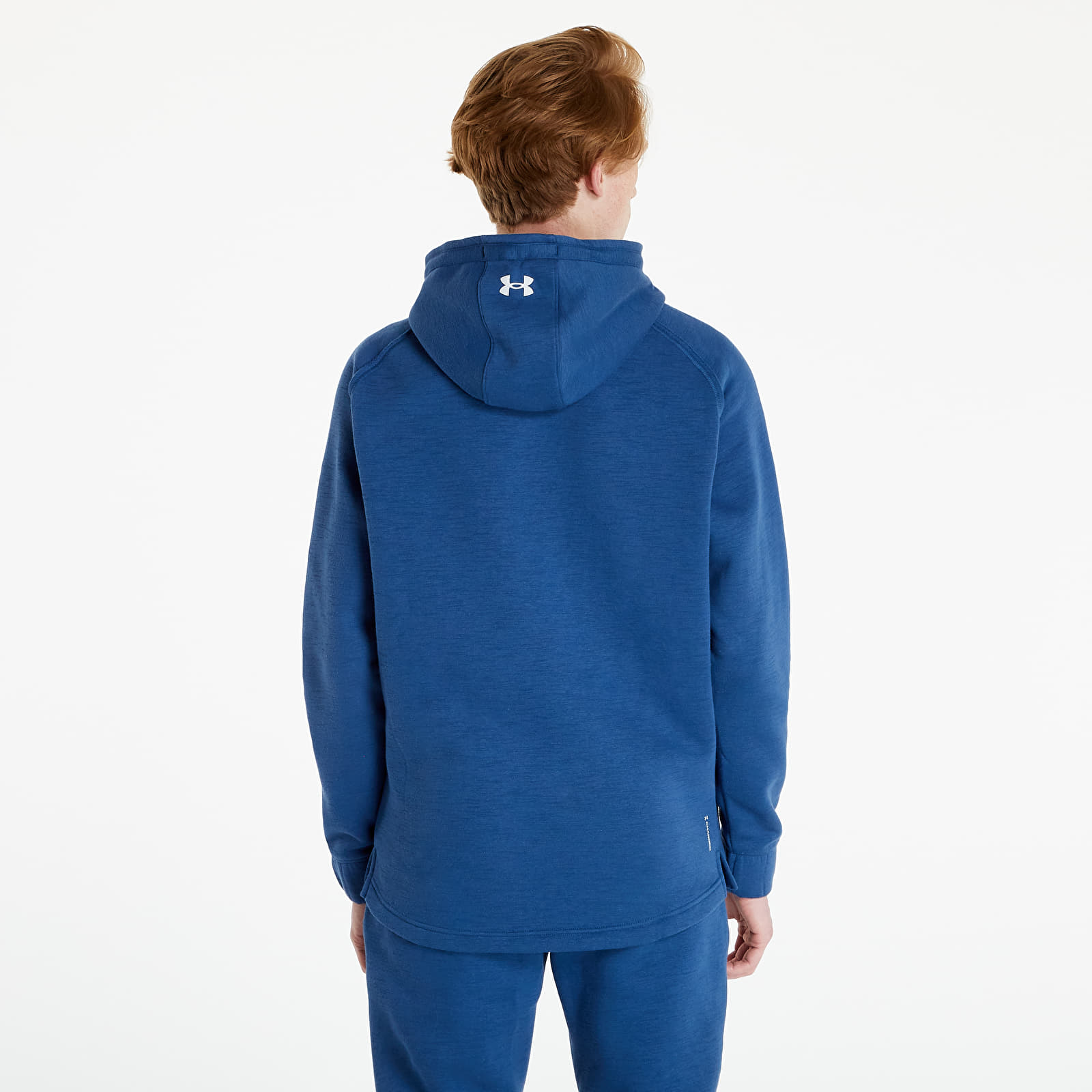 Mikinas ar kapuci un sporta krekli Under Armour Project Rock CC Fleece Hoodie Blue
