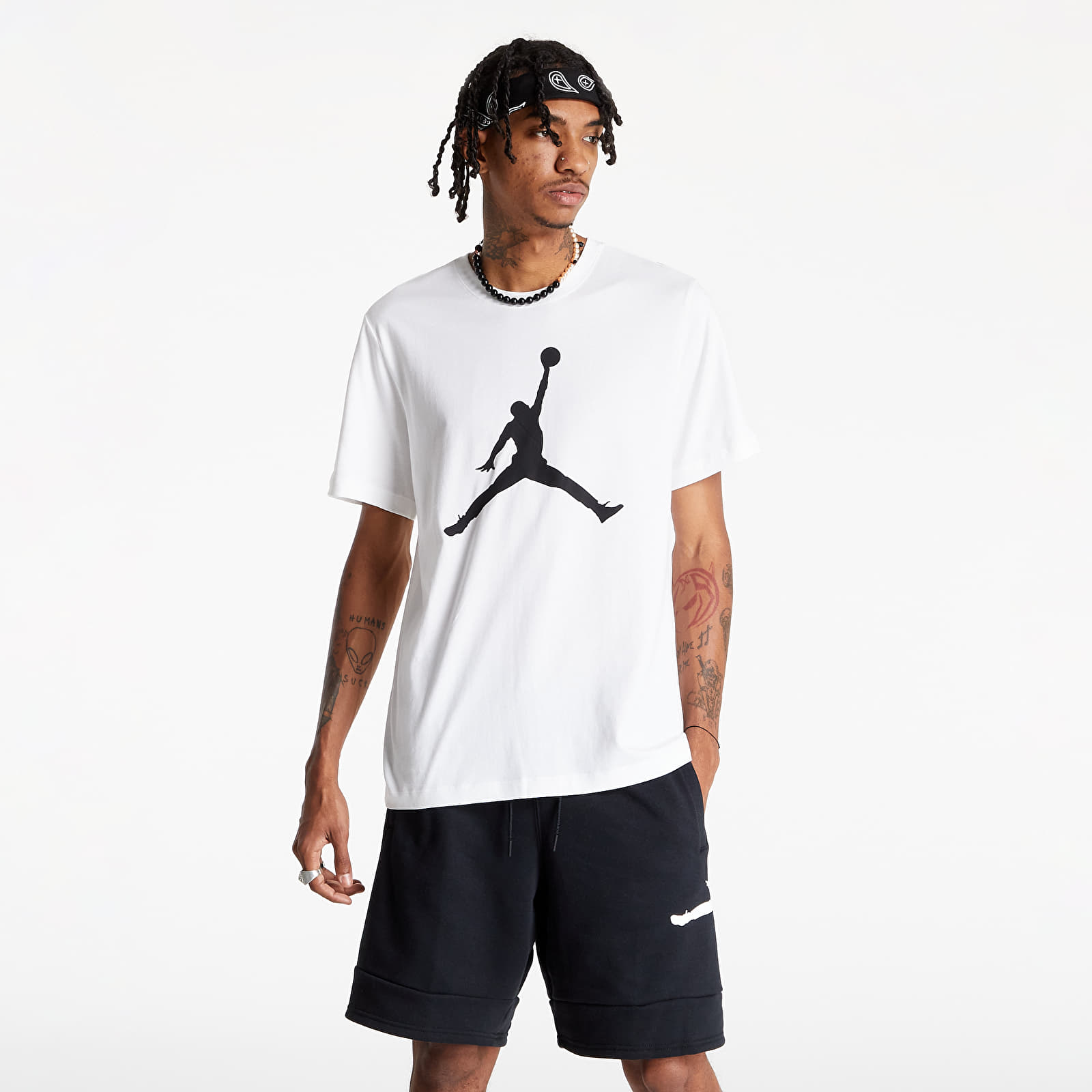 T-shirts Jordan Jumpman M T-Shirt White/ Black
