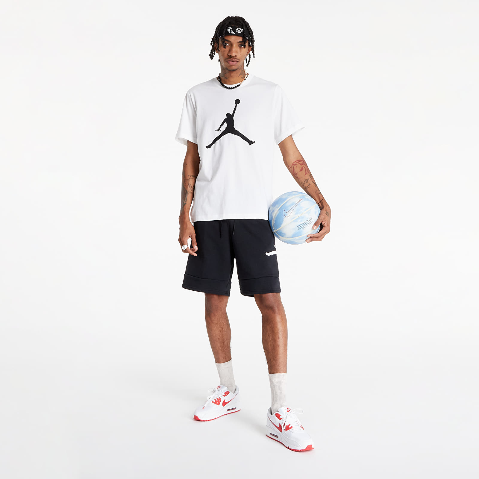 T-shirts Jordan Jumpman M T-Shirt White/ Black