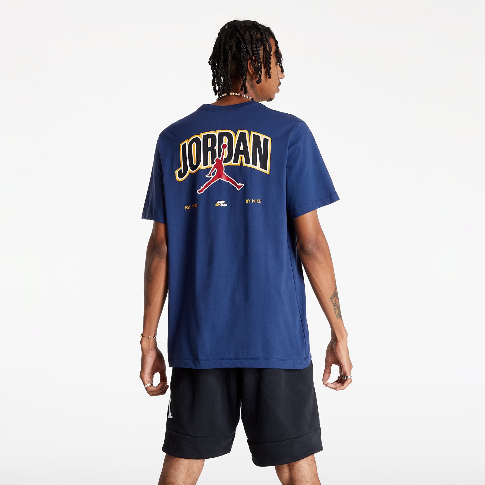 T shirts Jordan Jumpman M Graphic Short Sleeve T Shirt Midnight