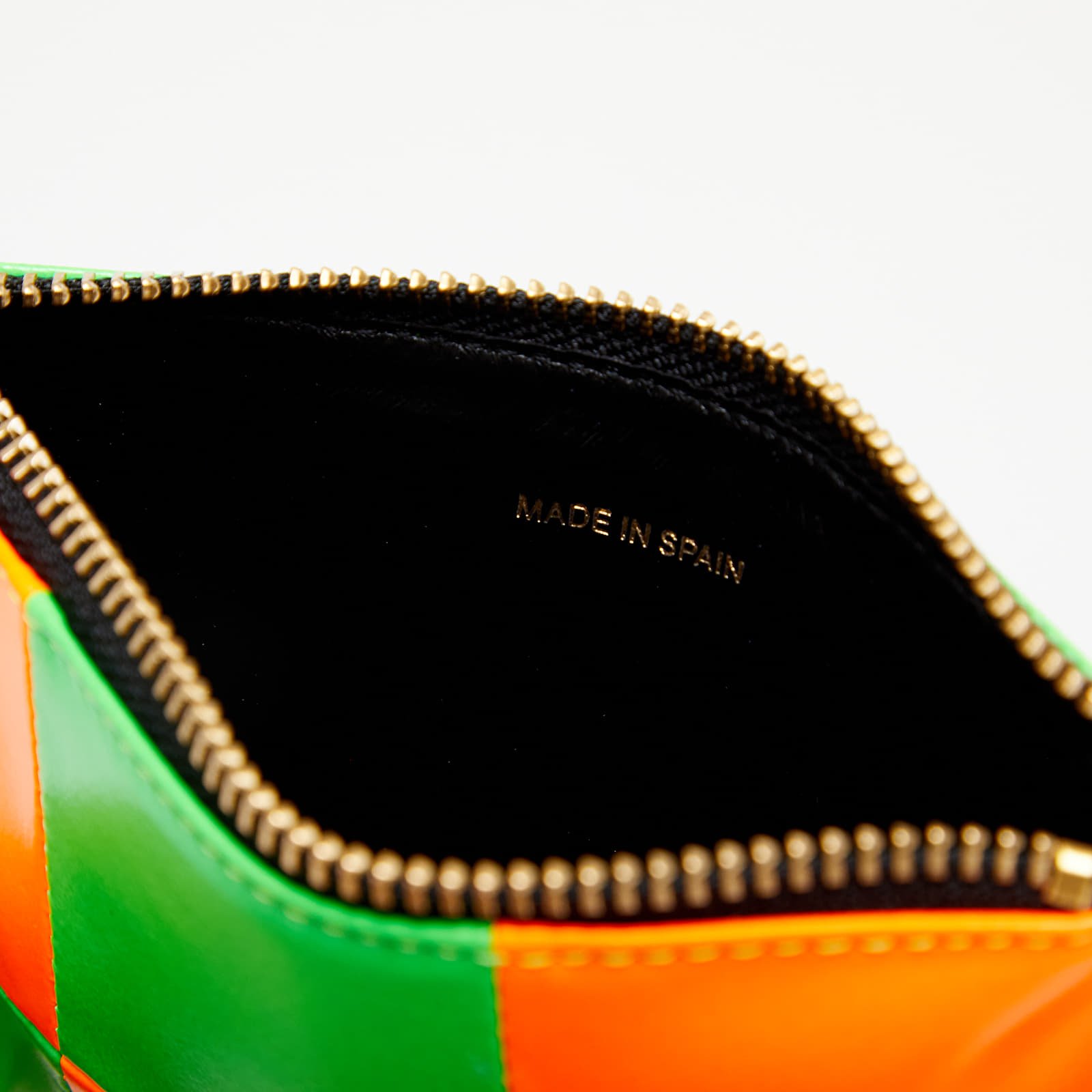 Portefeuilles Comme des Garçons Fluo Squares Wallet Orange/ Green