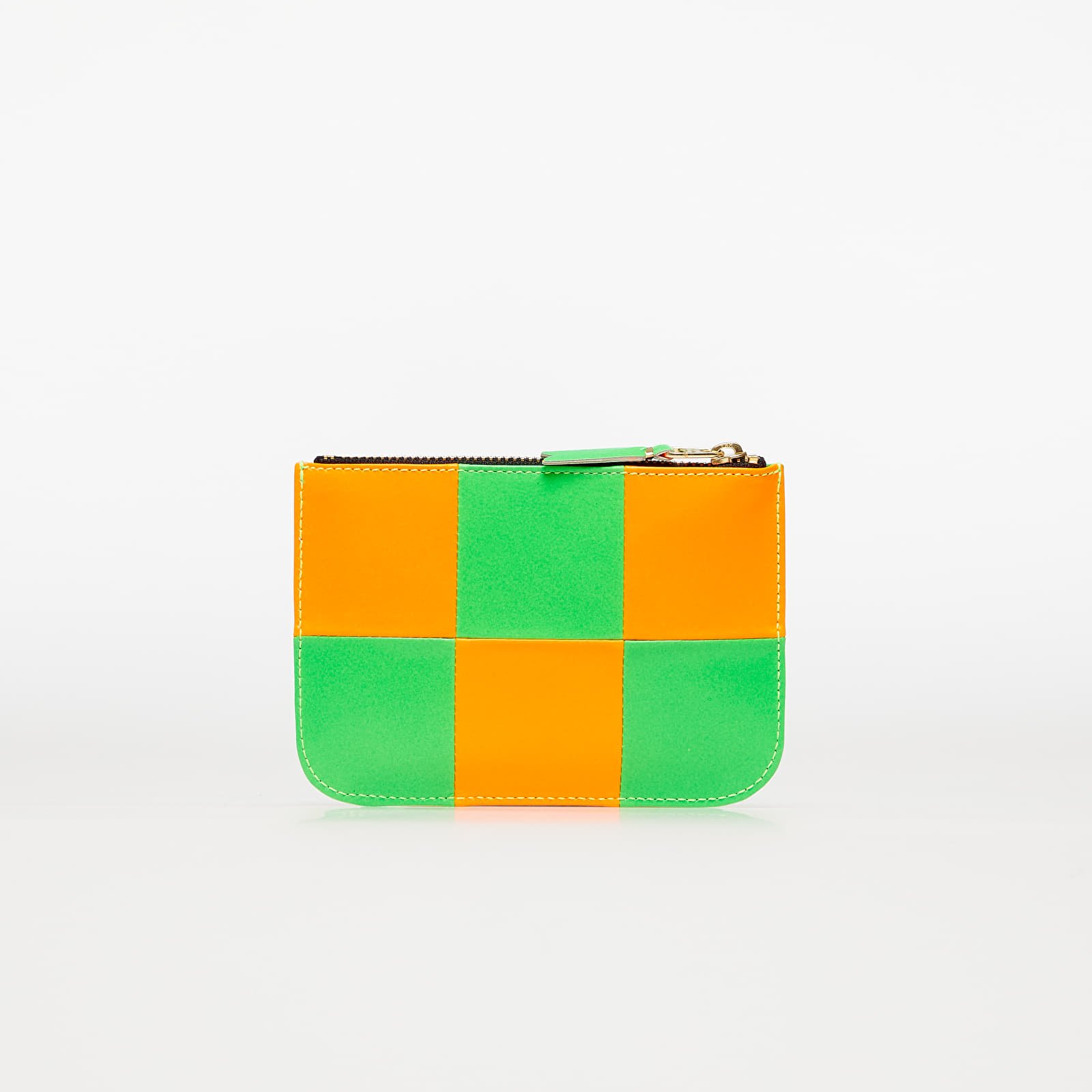 Portefeuilles Comme des Garçons Fluo Squares Wallet Orange/ Green