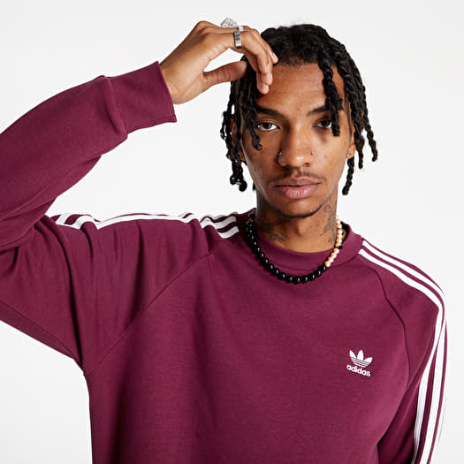 Hoodies and sweatshirts adidas 3 Stripes Crew Victory Crimson