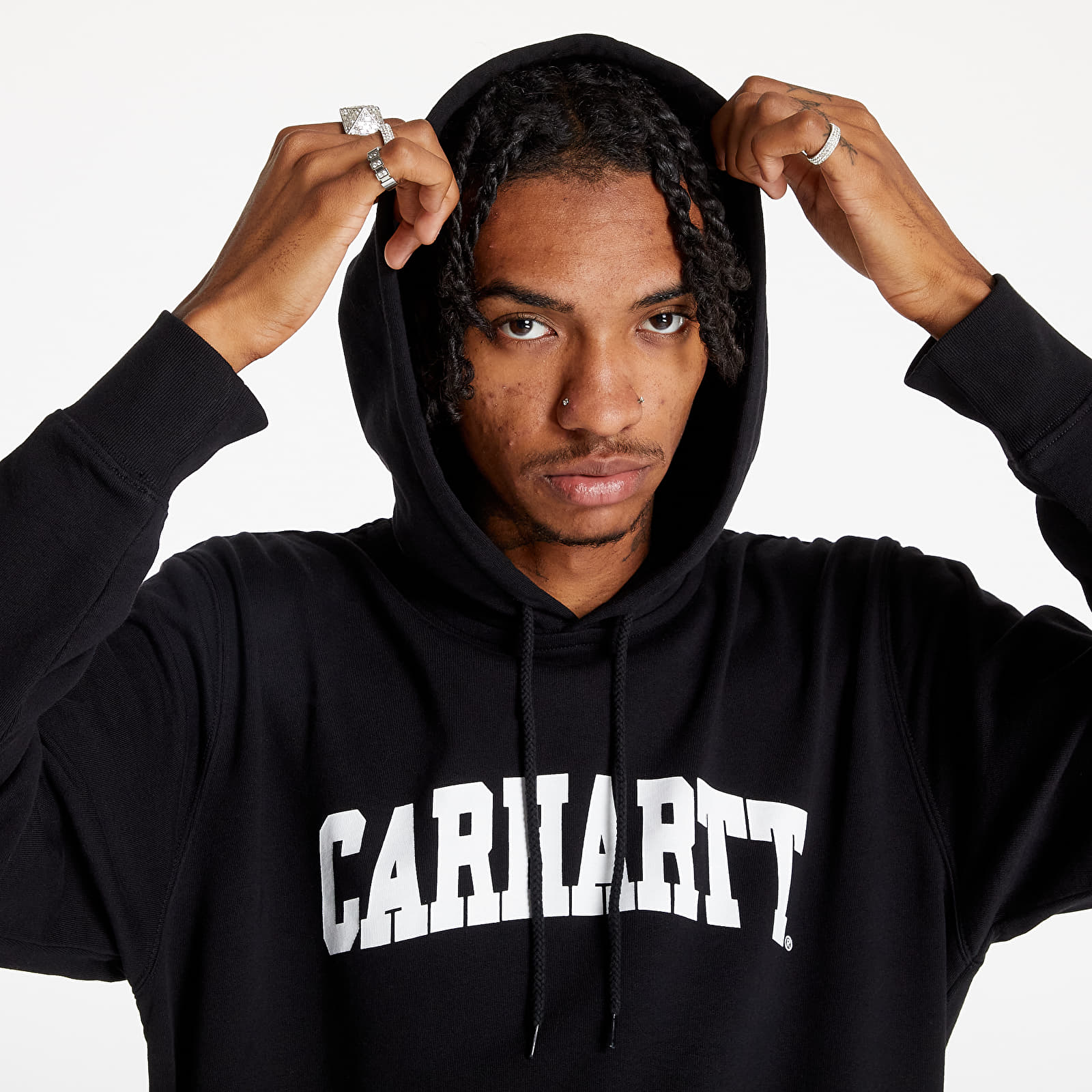 Hoodies and sweatshirts Carhartt WIP Hooded University Sweat Black