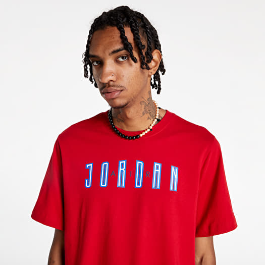 T shirts Jordan Sport DNA Men s T Shirt Gym Red Orange White Footshop