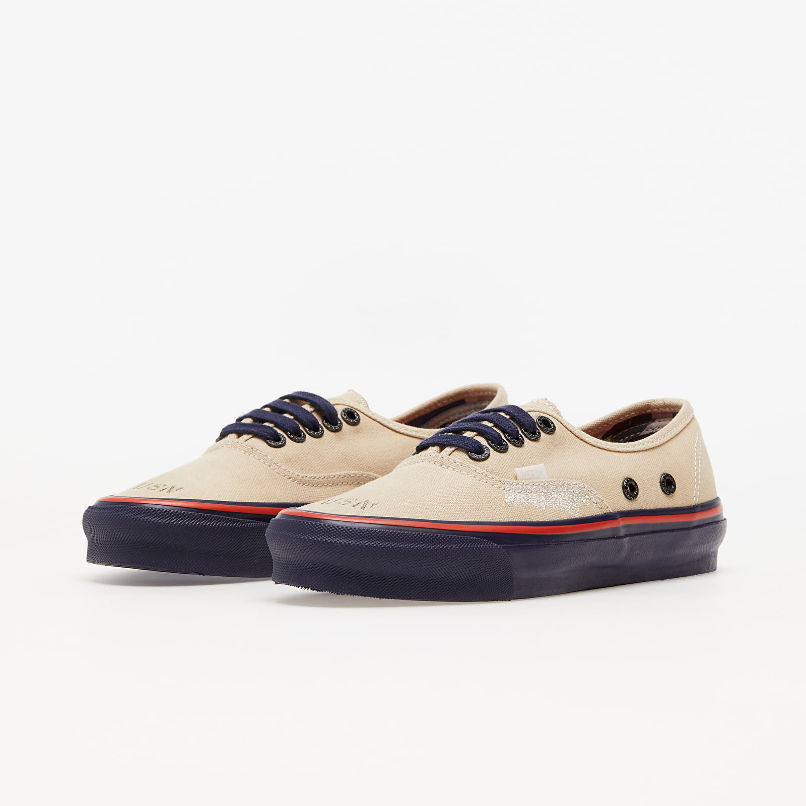 Herren Sneaker und Schuhe Vans Vault OG Authentic LX (Nigel Cabourn) Worn White/ Navy