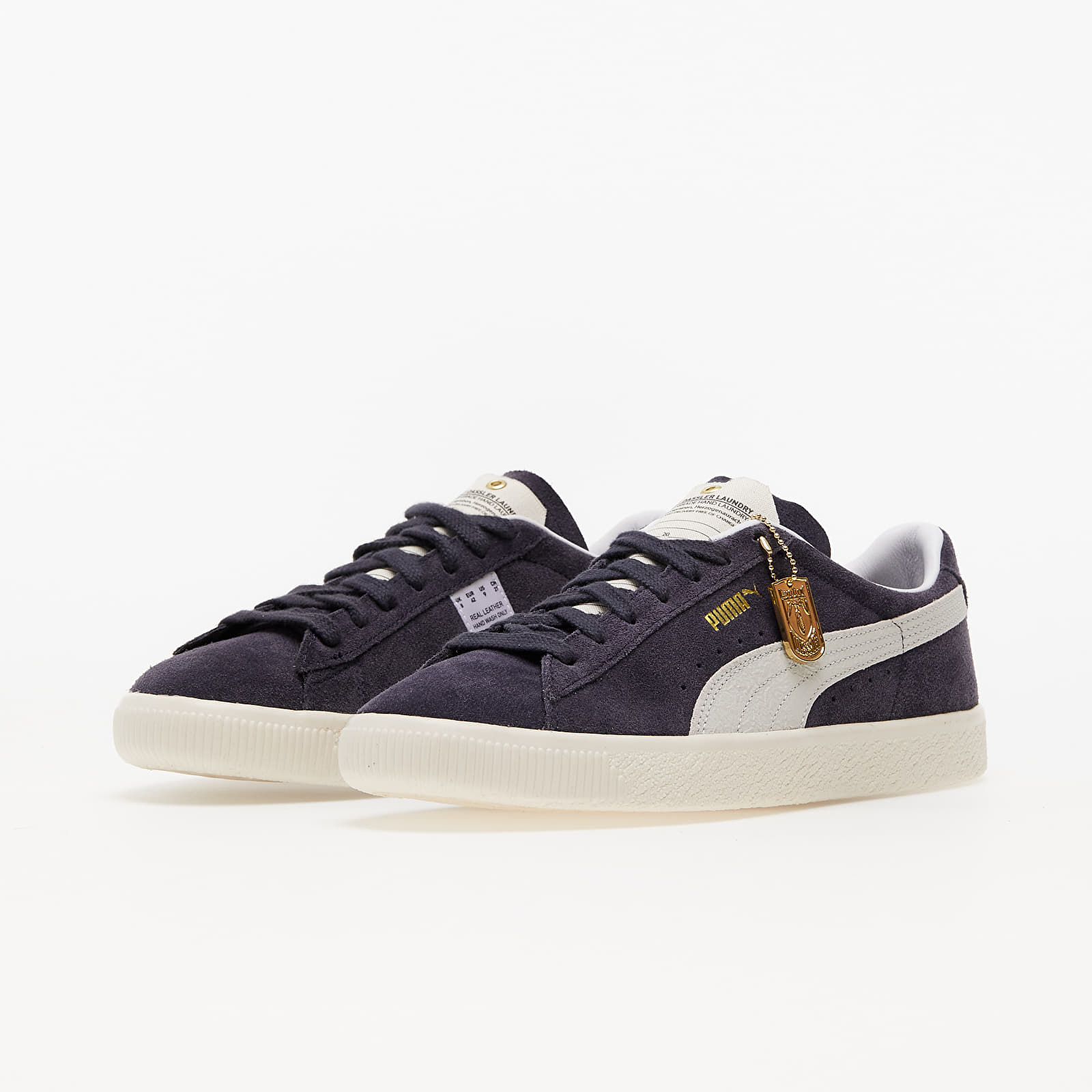Herren Sneaker und Schuhe Puma Suede Vintage Rudolf Dassler Legacy LB Puma New Navy-Pwht-Eggnog