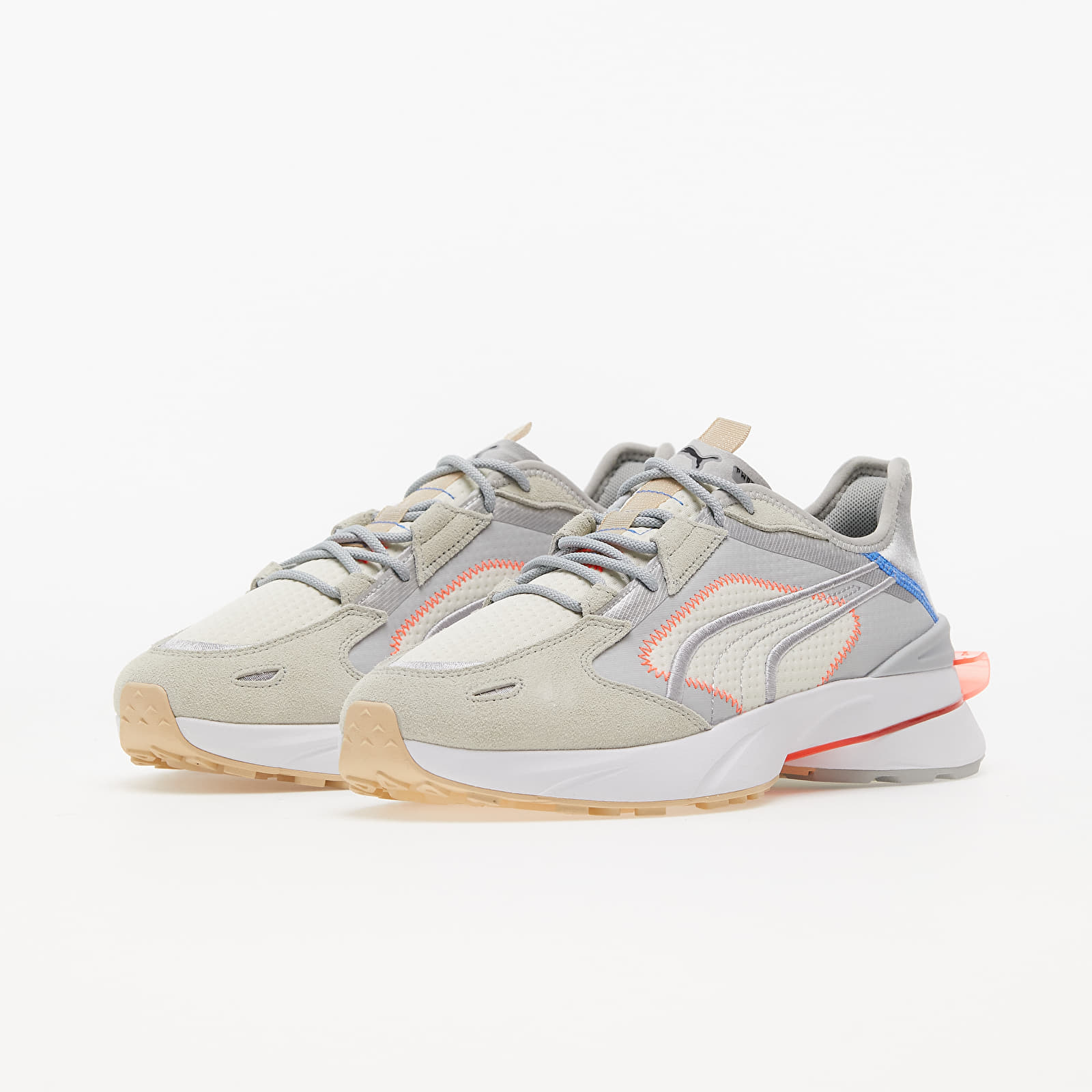 Încălțăminte și sneakerși pentru bărbați Puma Pwrframe OP-1 Cyber HighRise-VaporousGray-White