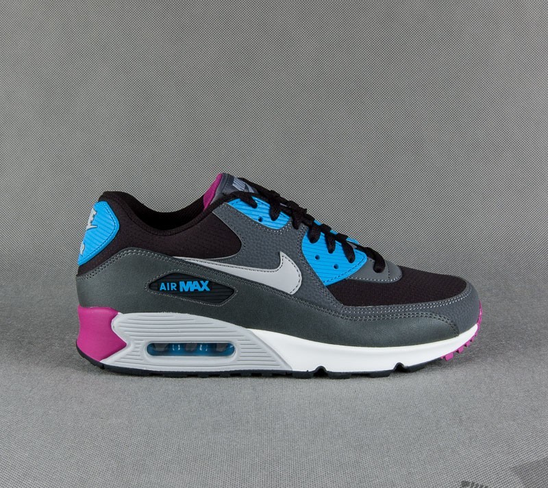 Buty męskie Nike Air Max 90 Essential Black/Wolf grey-Anthrct-White