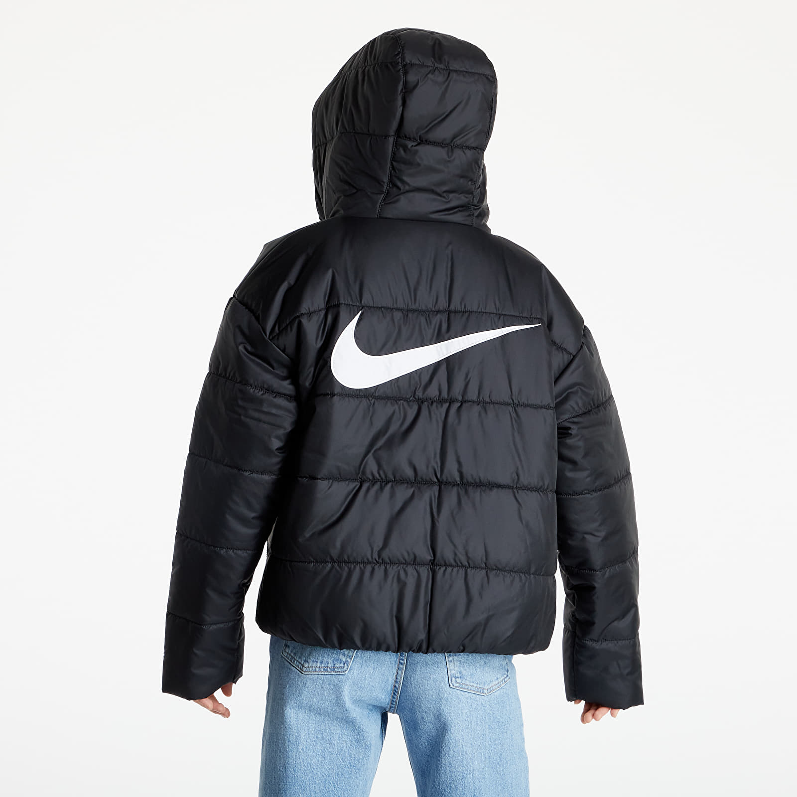 Bundy Nike Women's Therma-FIT Repel Hooded Jacket Black/ White