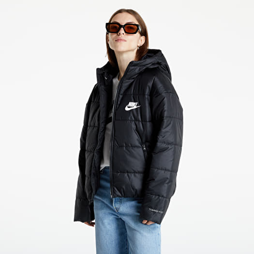 Nike women's black jacket with hood online