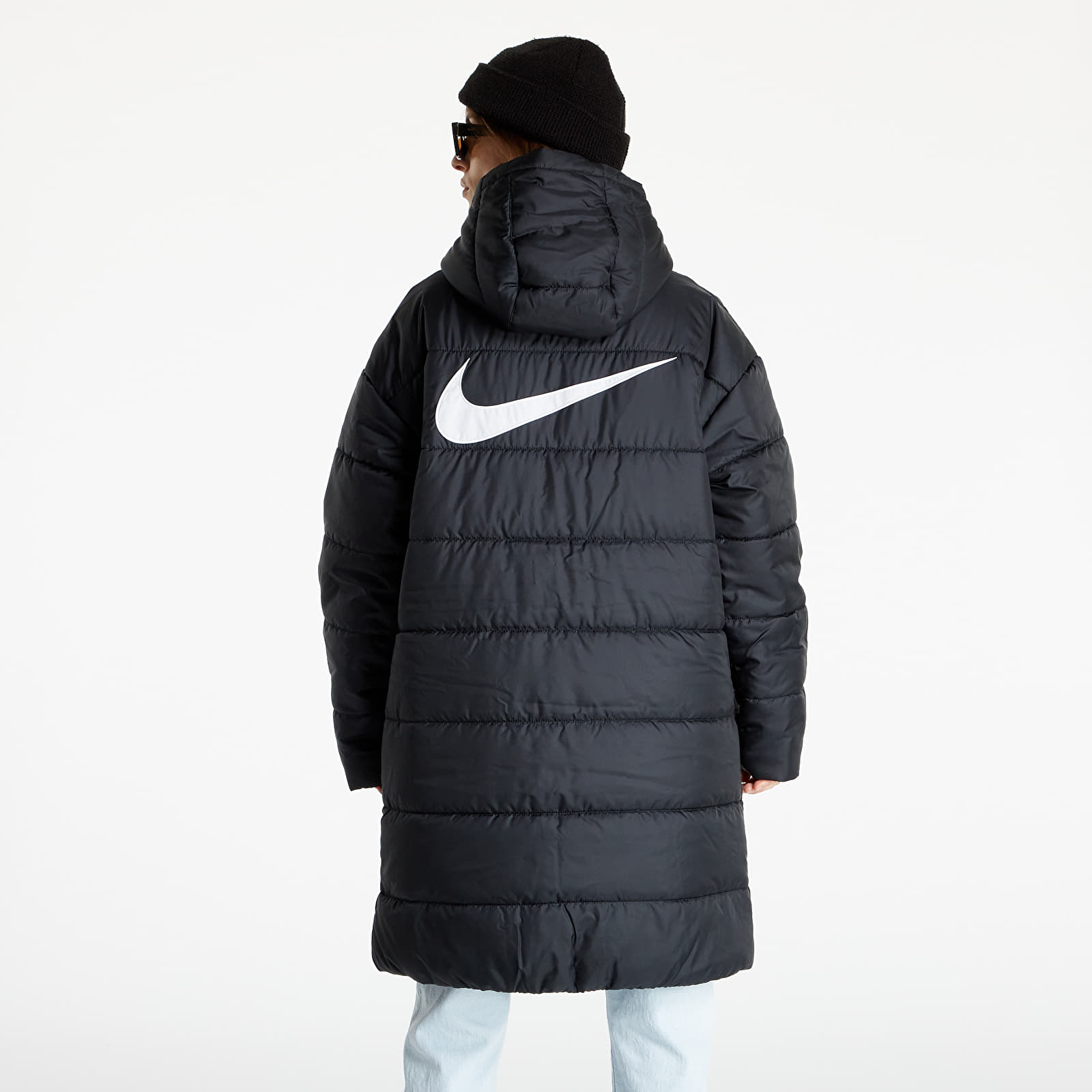 Jacken Nike Women's Therma-FIT Repel Hooded Parka Black/ White