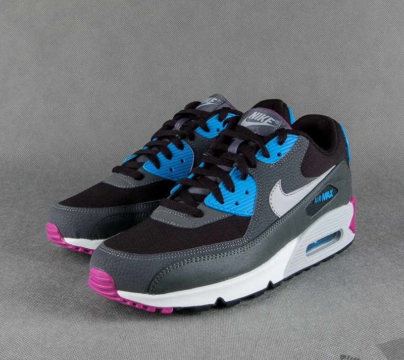 Buty męskie Nike Air Max 90 Essential Black/Wolf grey-Anthrct-White