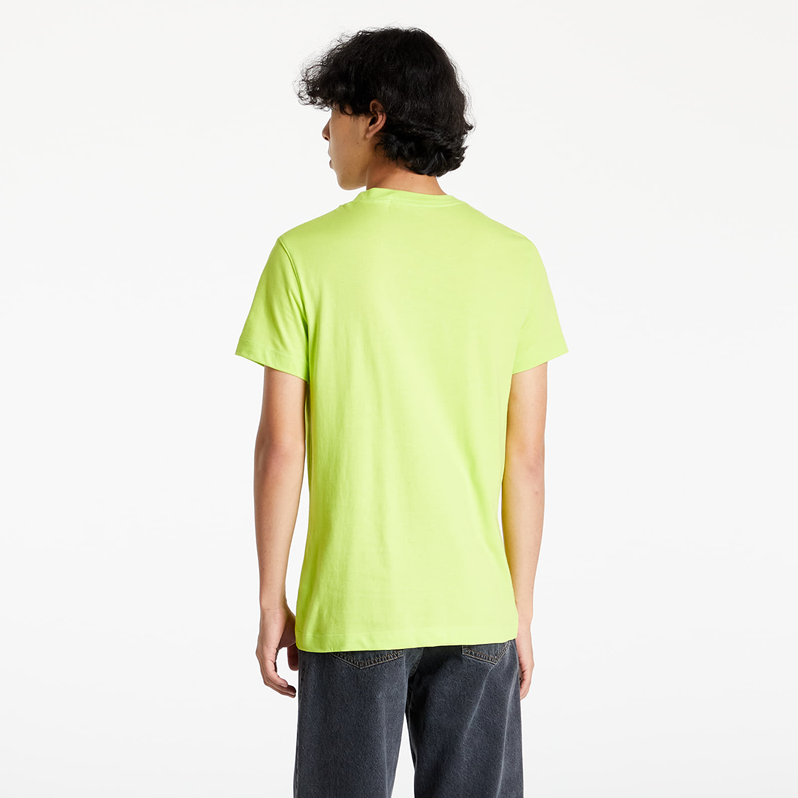 T-shirts Calvin Klein Jeans Micro Branding Essential Ss Tee Acid Lime