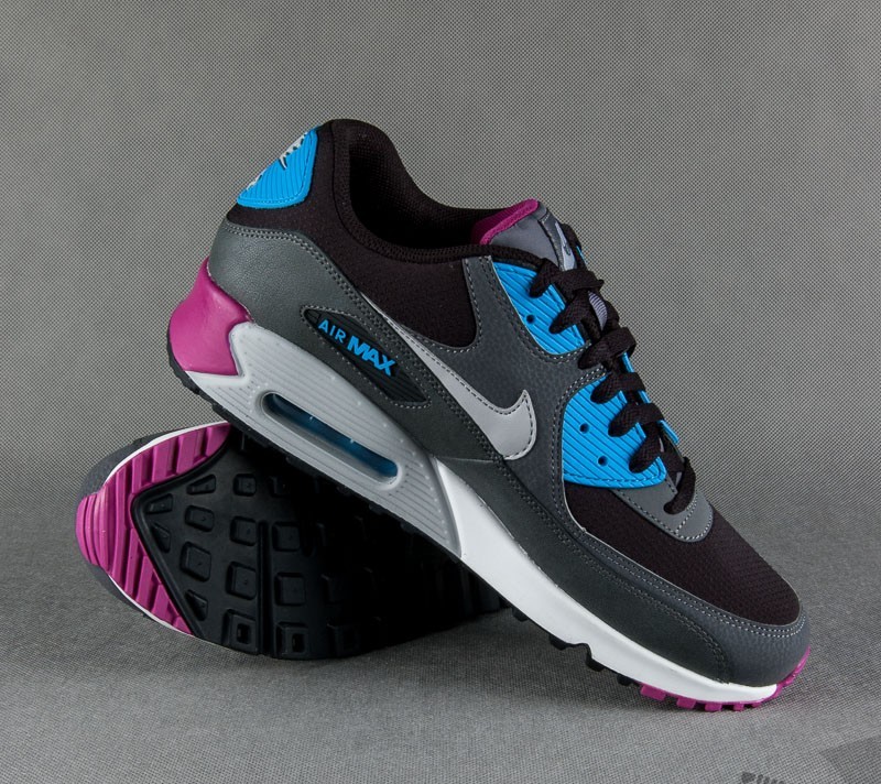 Buty męskie Nike Air Max 90 Essential Black/Wolf grey-Anthrct-White