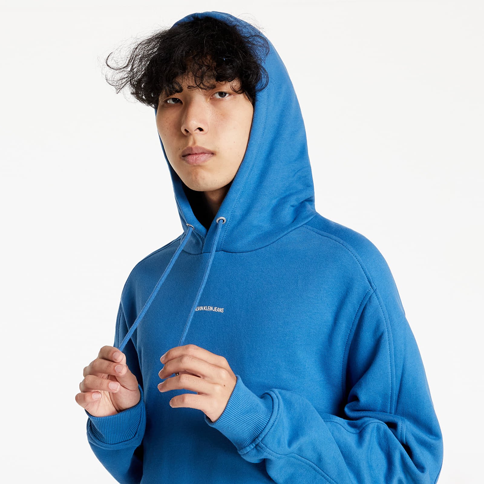 Calvin klein blue hoodie best sale