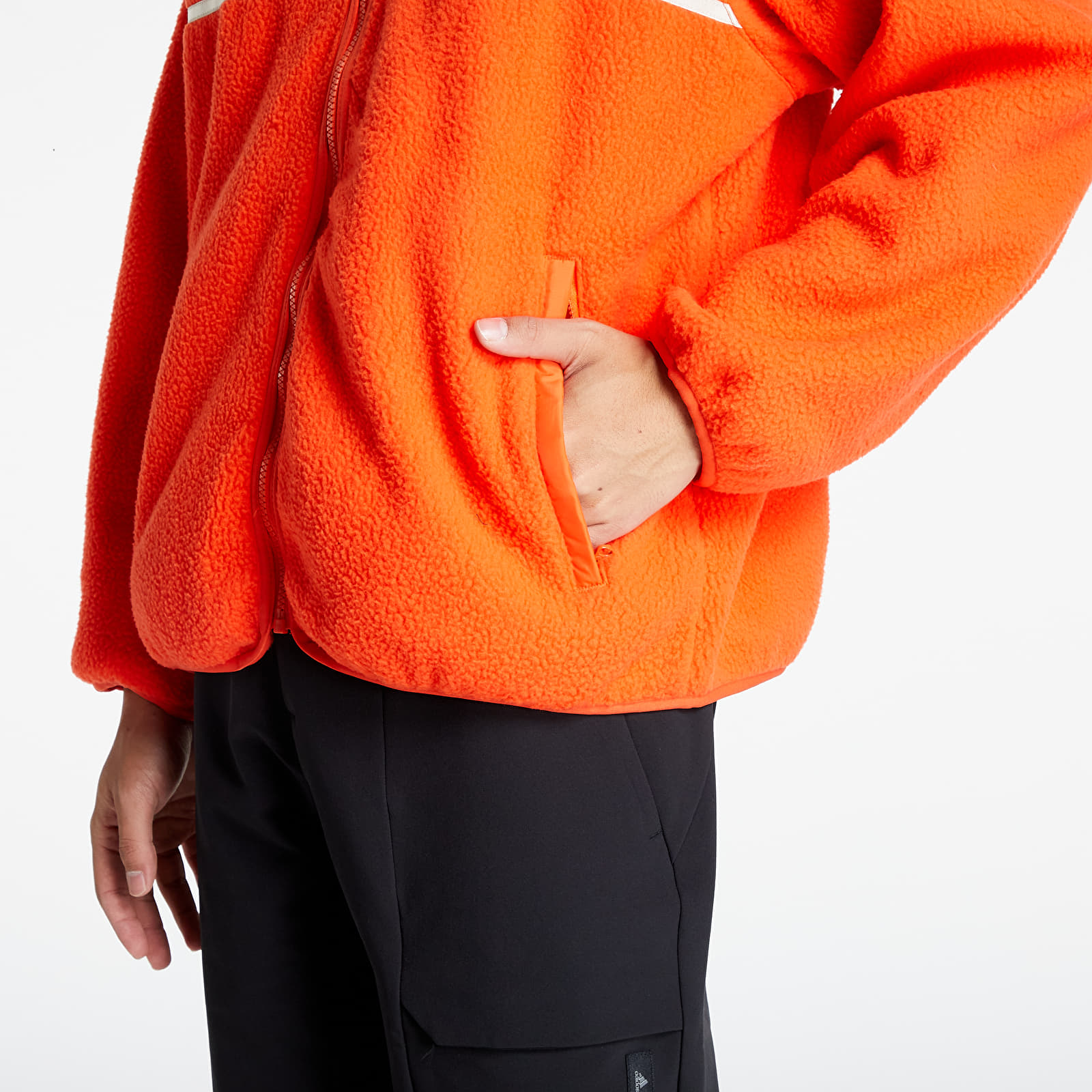 Худі та реглани adidas Zip Thru Fleece Active Orange