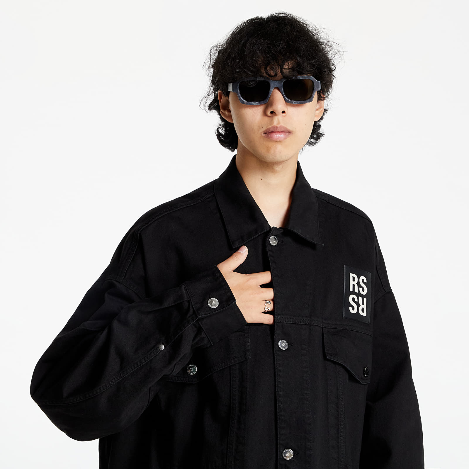 Raf simons denim jacket on sale