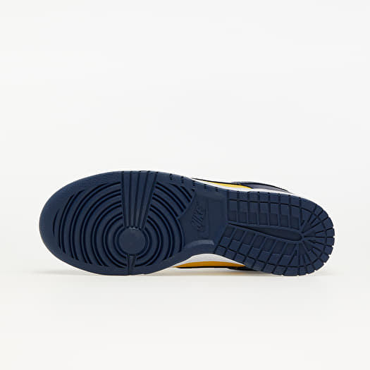 nike dunk low varsity maize midnight navy white