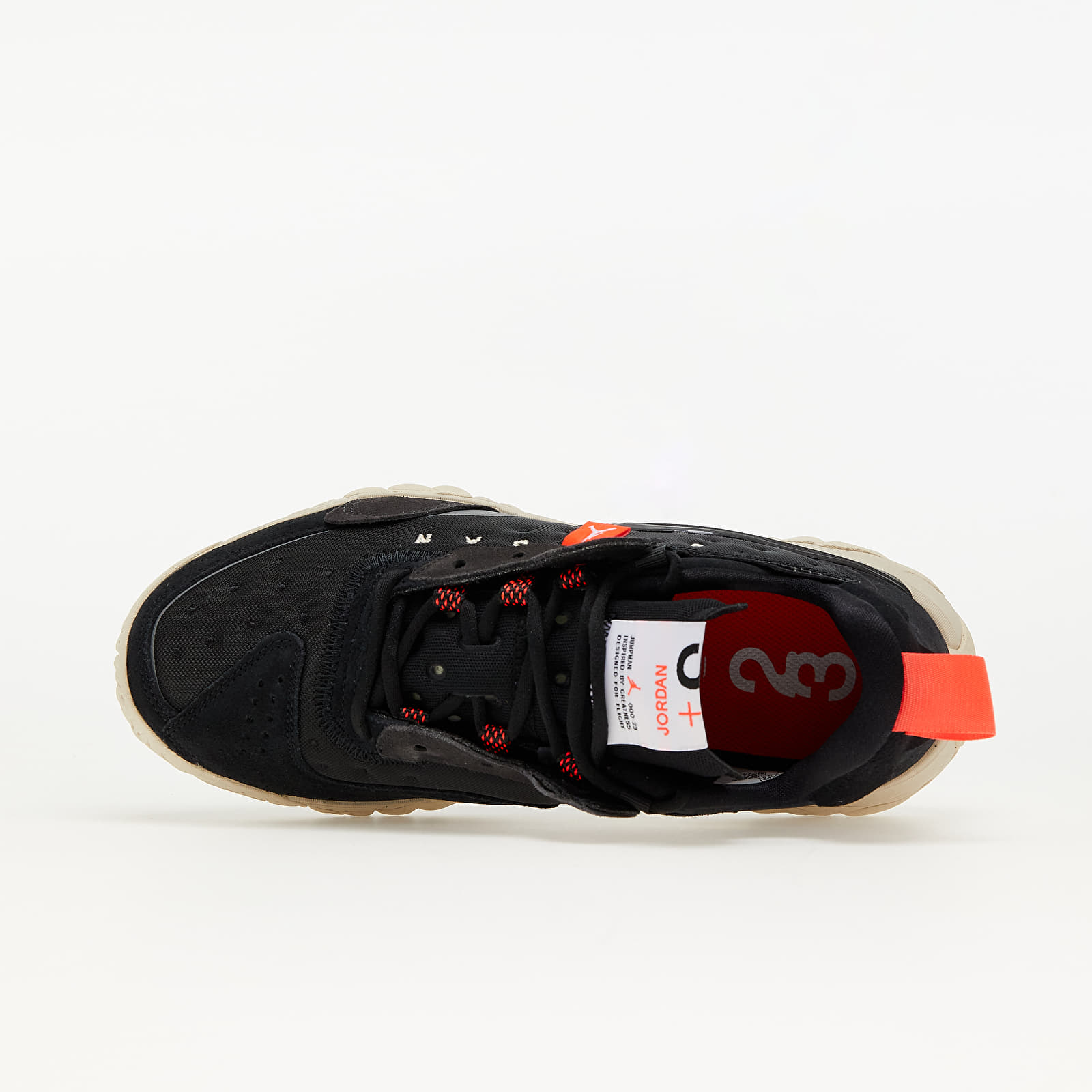 Scarpe uomo Jordan Delta 2 Black/ Infrared 23-Off Noir-Oatmeal