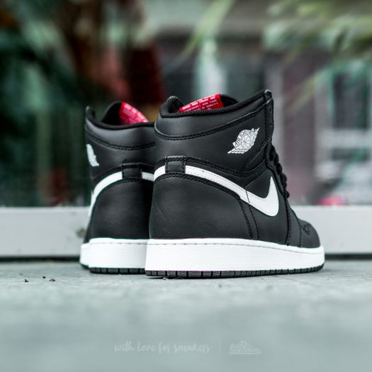 Women s shoes Air Jordan 1 Retro High OG BG Black White Black University Red Footshop