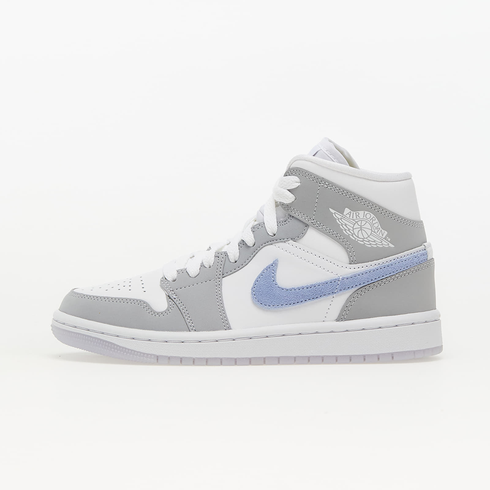 Сникърси Air Jordan 1 Mid White/ Aluminum-Wolf Grey EUR 38
