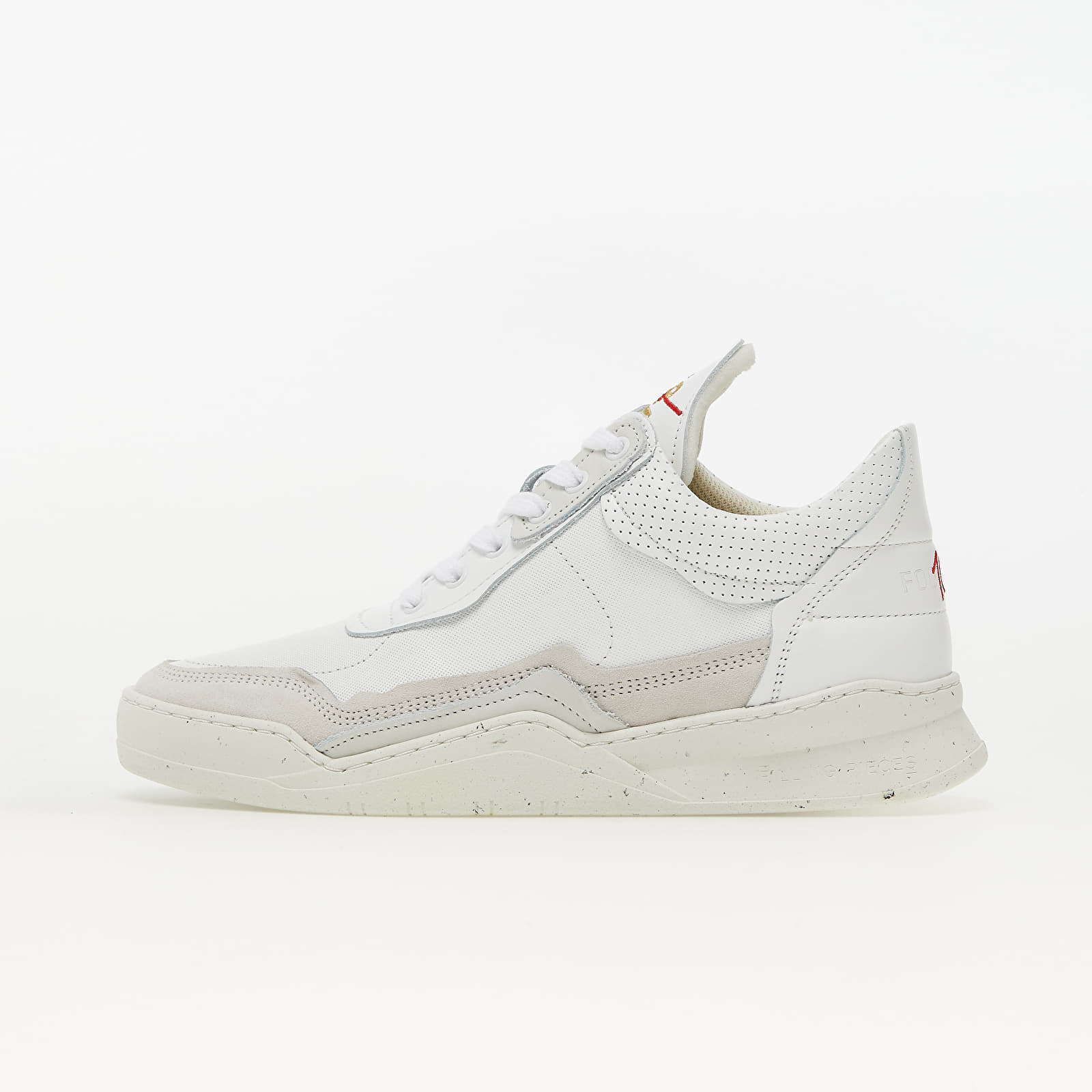 Pánské tenisky a boty Footshop x Filling Pieces Low Top Ghost White