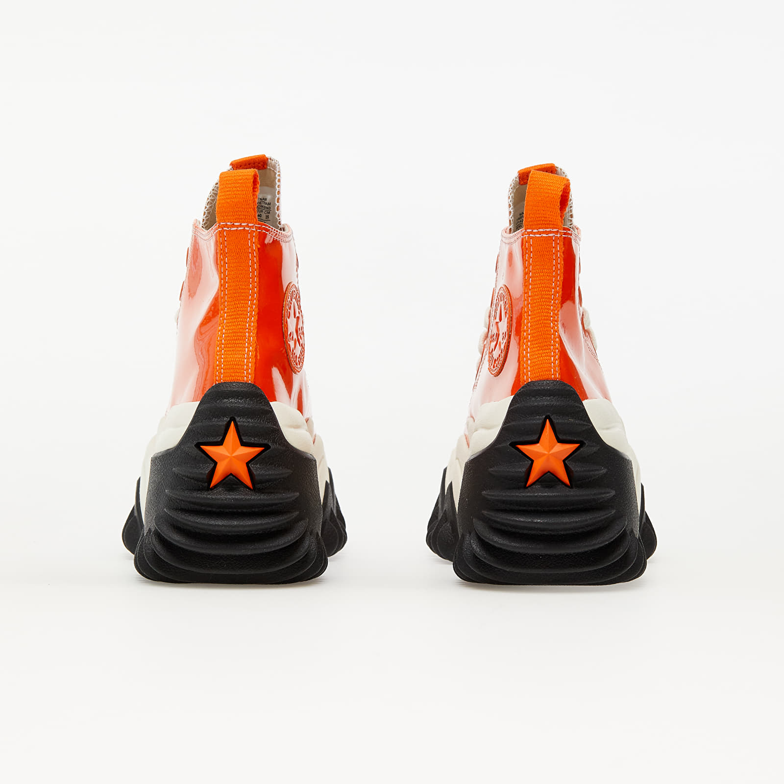 Women's shoes Converse Run Star Motion Patent Leather Platform Bold Mandarin/ Black/ White