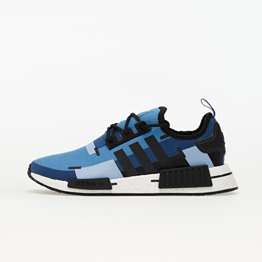 Adidas nmd blue black discount