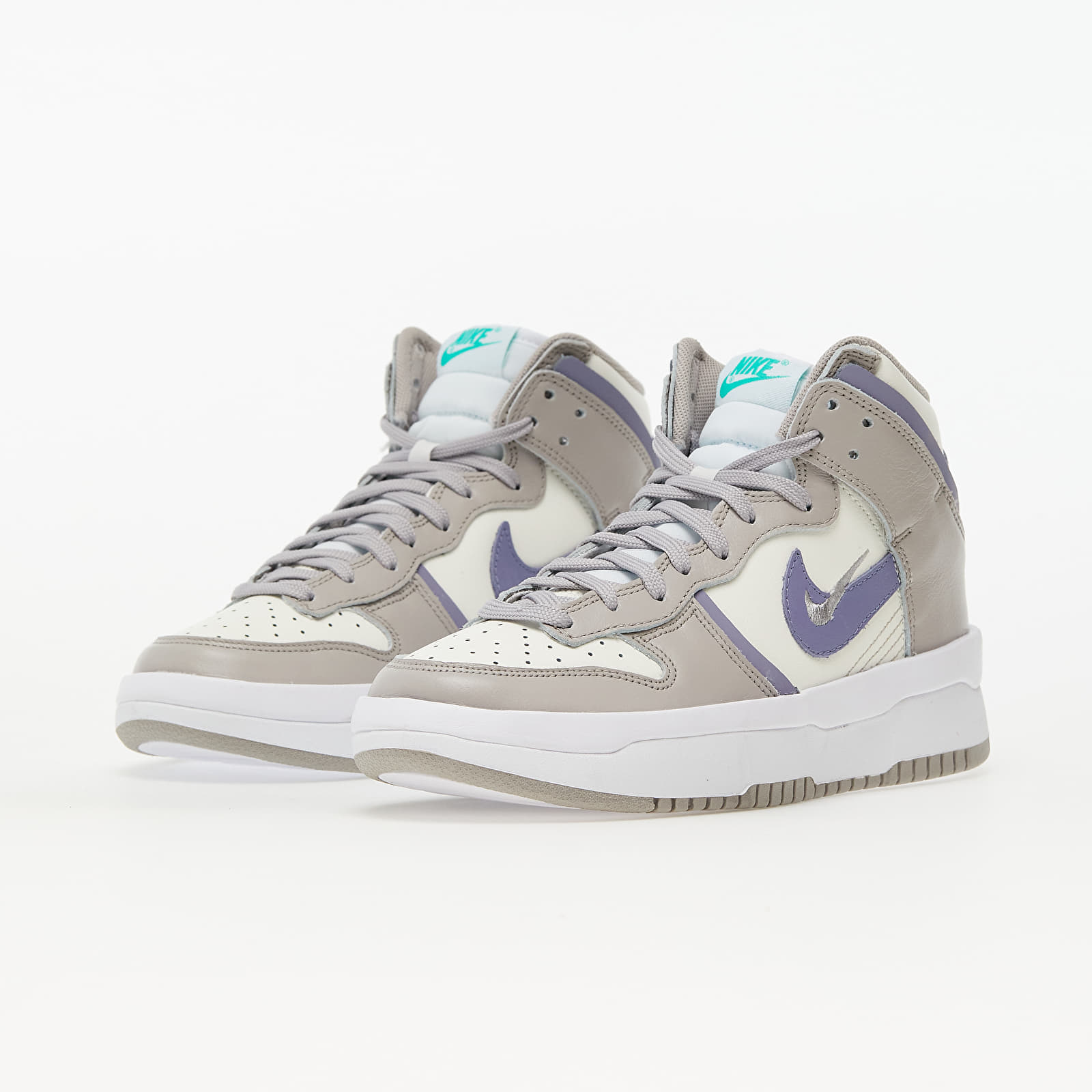 Nike W Dunk Hi Up Sail/ Iron Purple-College Grey | Footshop