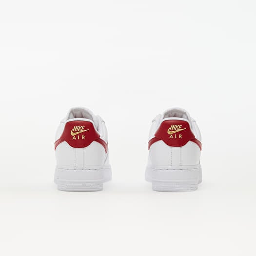 Nike air force 1 womens white and red discount