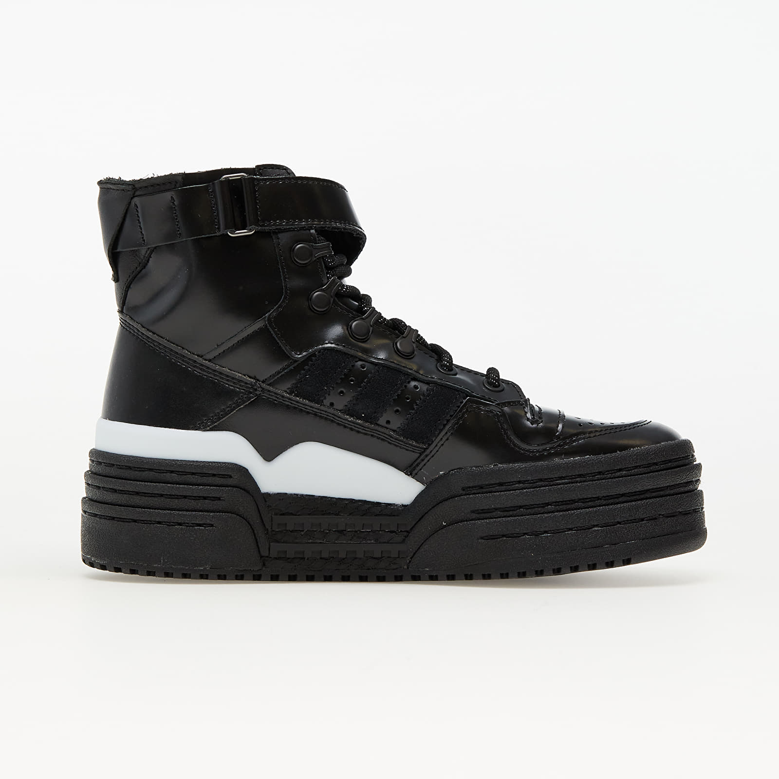 Scarpe uomo adidas Triple Platforum Hi Core Black/ Core Black/ Ftw White