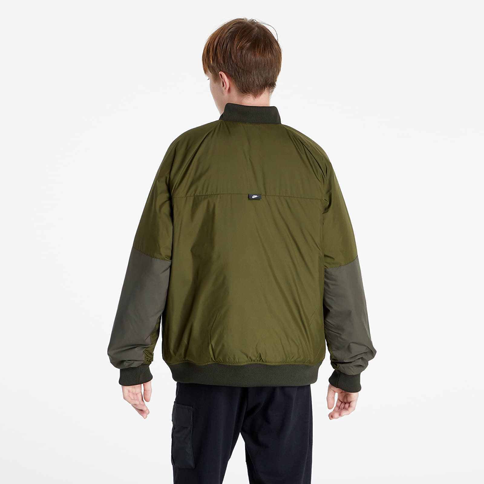 Bombers Nike Sportswear Therma-FIT Legacy M Reversible Bomber Rough Green/ Sequoia/ Sail
