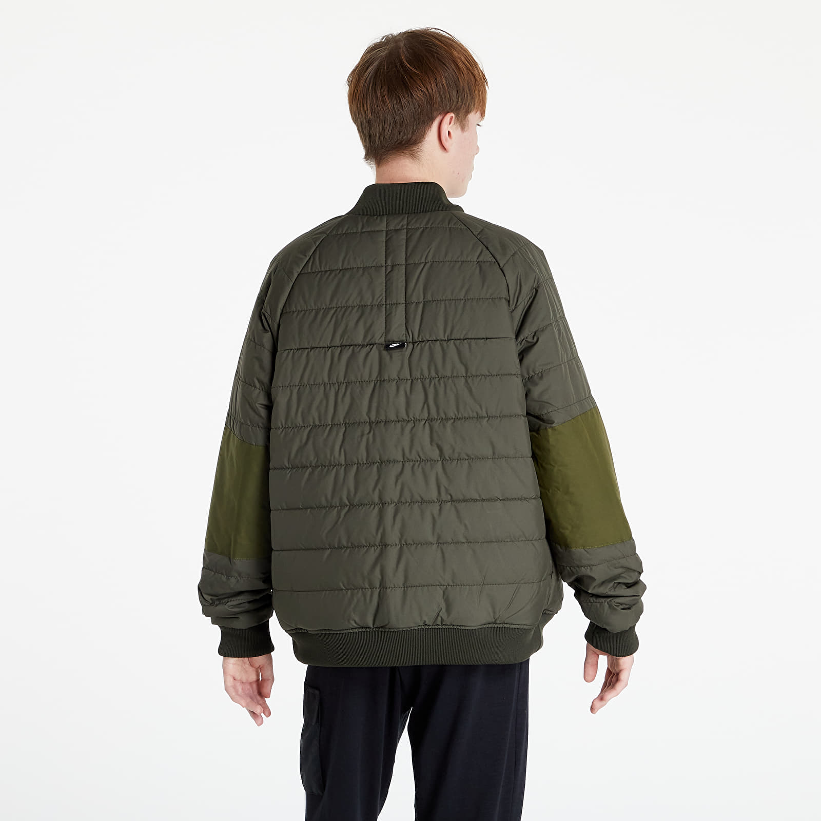 Bombers Nike Sportswear Therma-FIT Legacy M Reversible Bomber Rough Green/ Sequoia/ Sail
