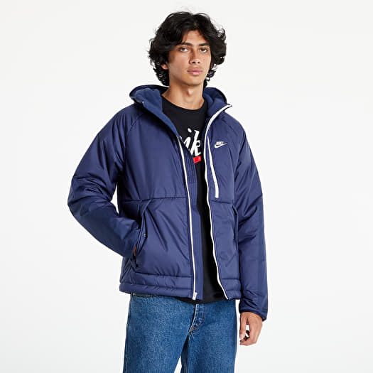 Jackets Nike Sportswear Therma FIT Legacy M Hooded Jacket Midnight Navy Midnight Navy Sail Footshop