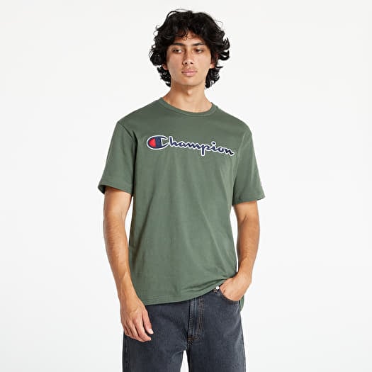 T shirts Champion Rochester Logo Tee Green Footshop