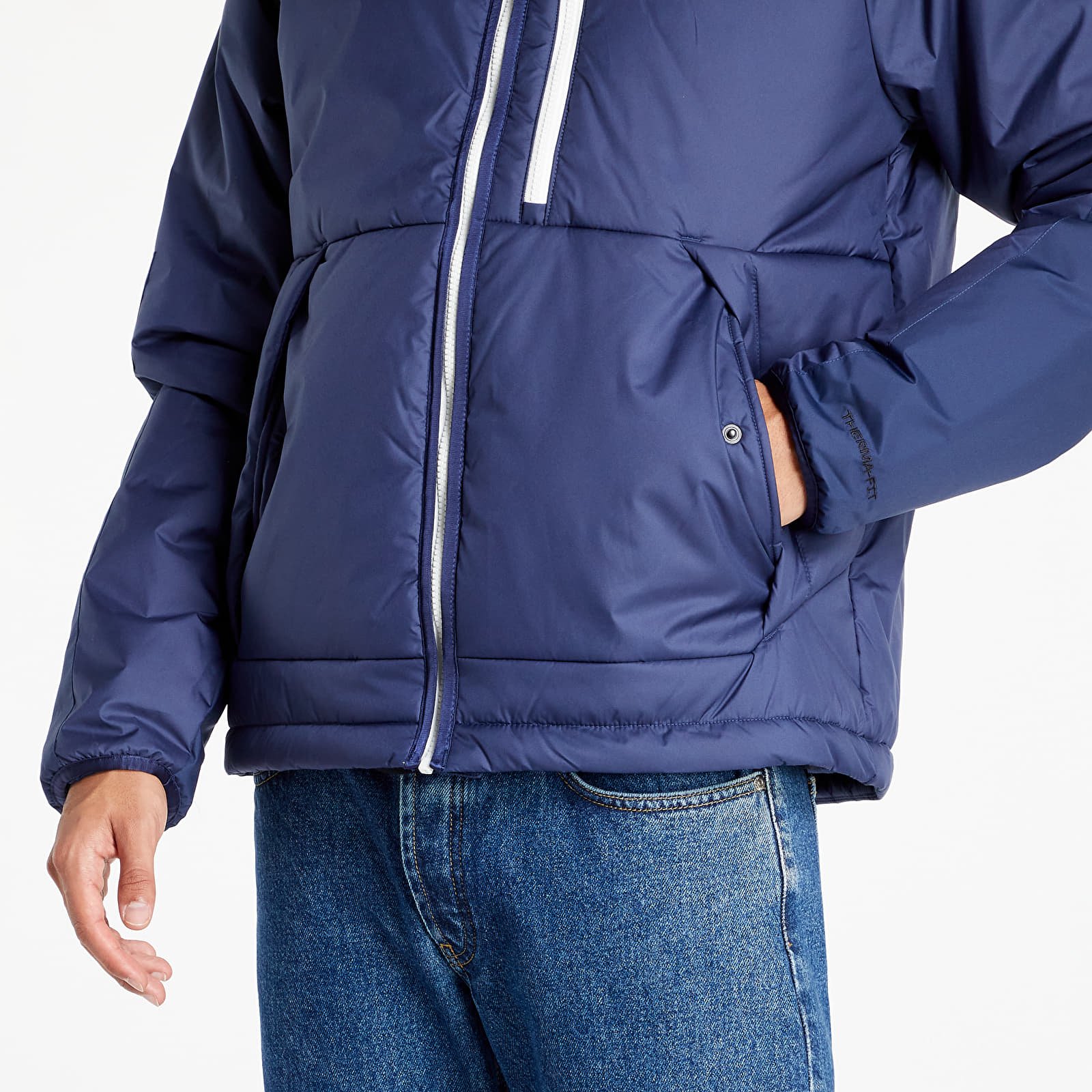 Kabátok Nike Sportswear Therma-FIT Legacy M Hooded Jacket Midnight Navy/ Midnight Navy/ Sail