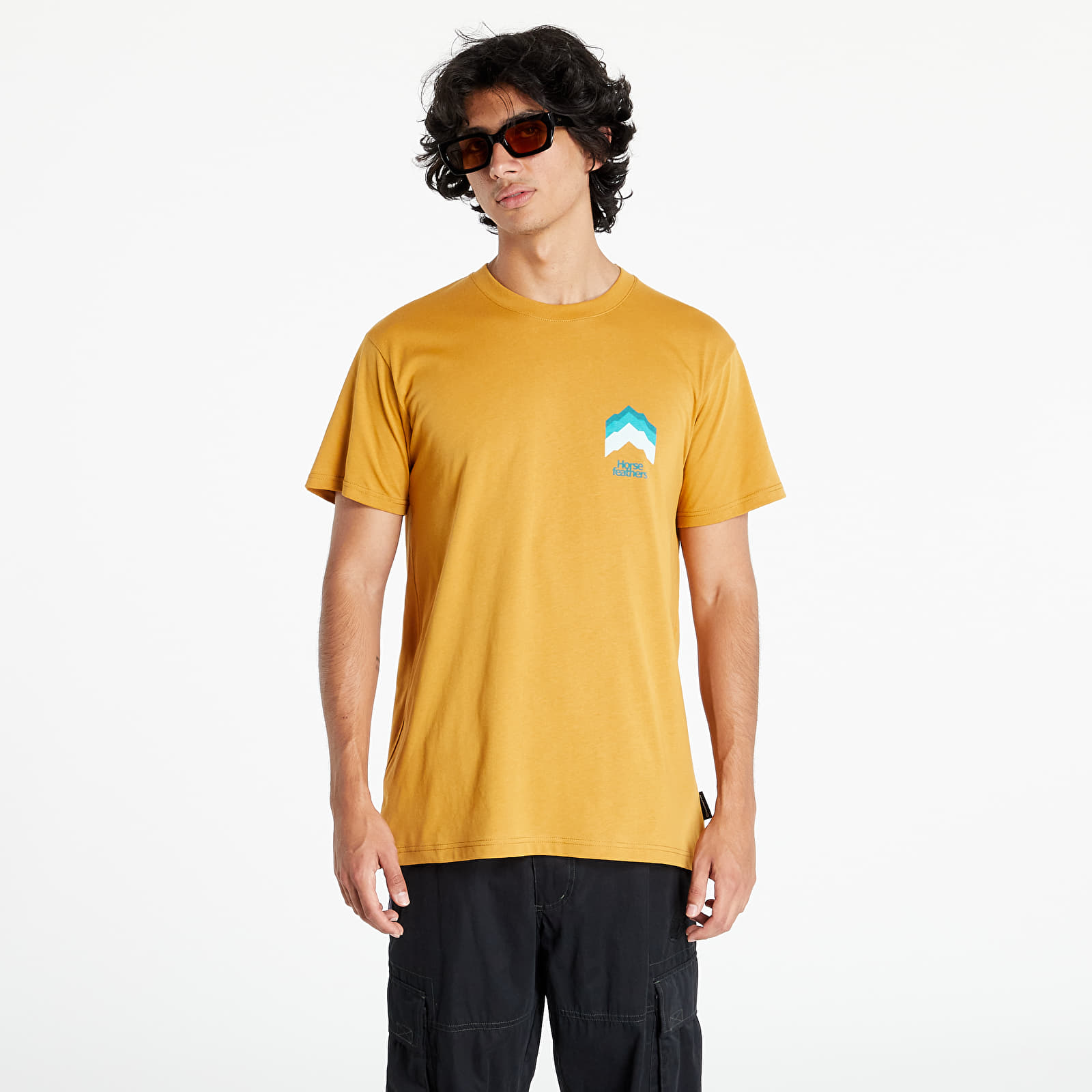 Pólók Horsefeathers Horizon T-Shirt Spruce Yellow