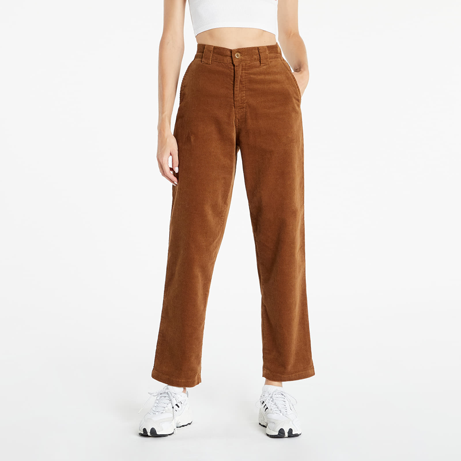 Džíny a kalhoty Carhartt WIP W' Master Pant Hamilton Brown