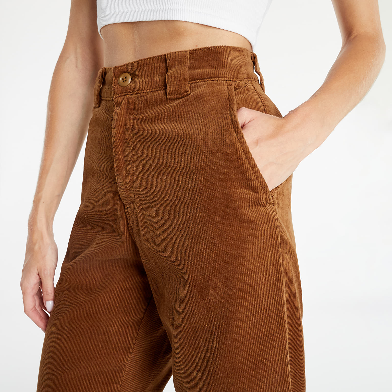 Džíny a kalhoty Carhartt WIP W' Master Pant Hamilton Brown