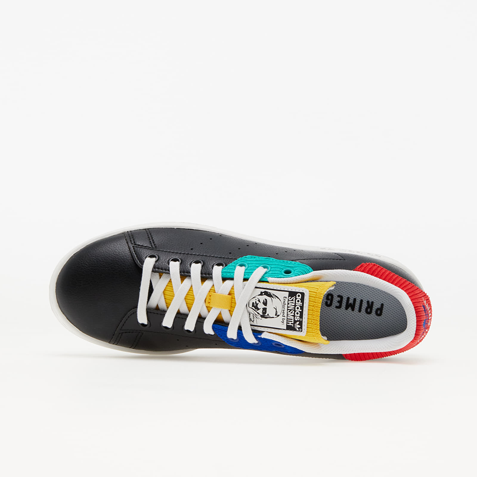 Men's shoes adidas Stan Smith Core Black/ Crystal White/ Royal Blue