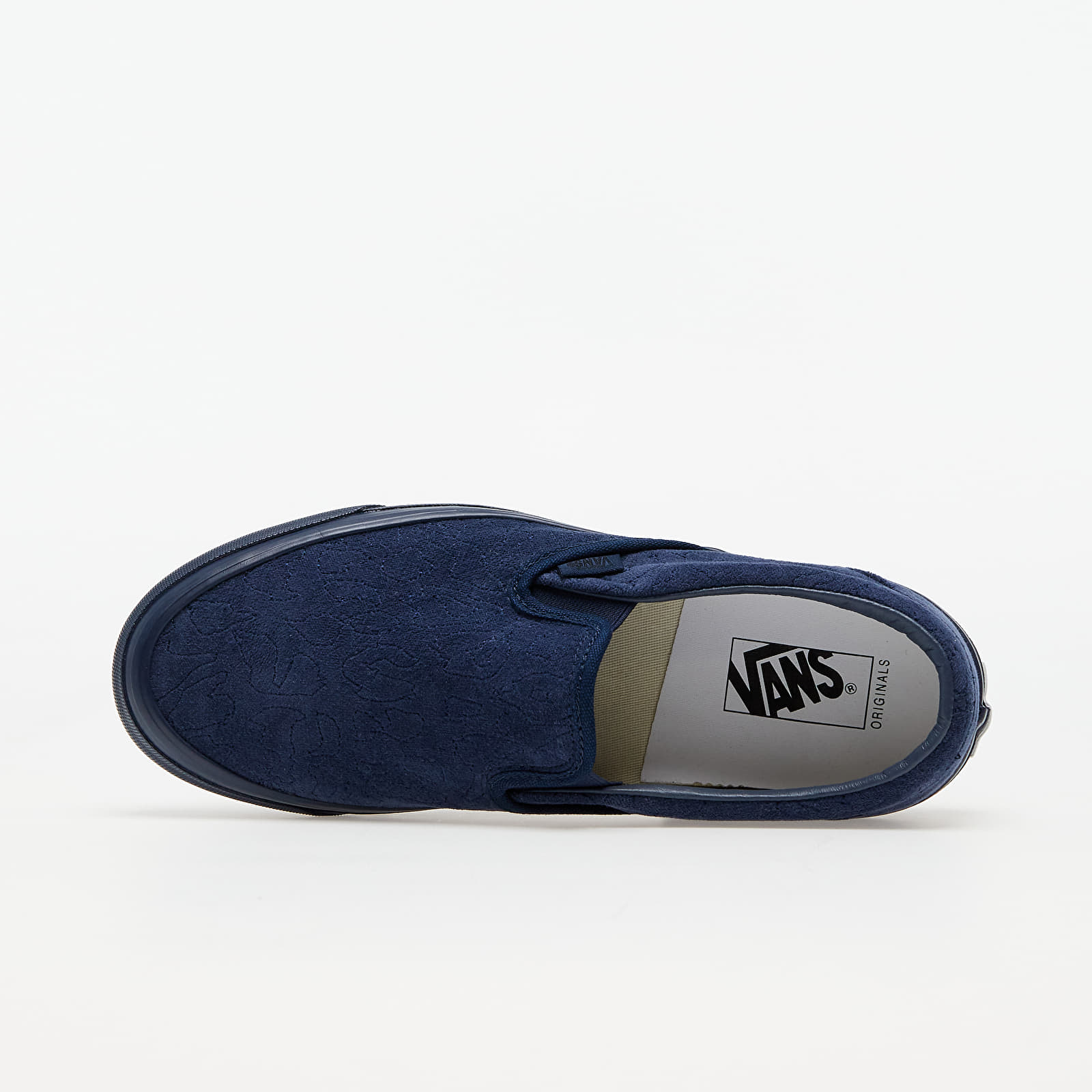Velvet vans top slip ons