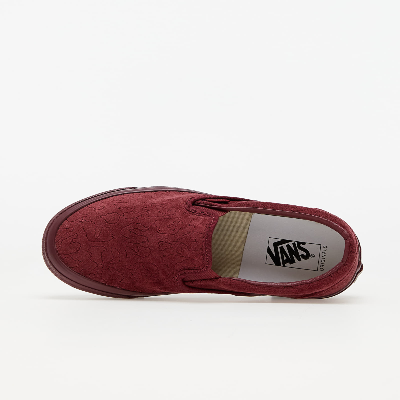 Moški čevlji Vans OG Classic Slip-On (Velvet Embroidery) Pomegranate Red