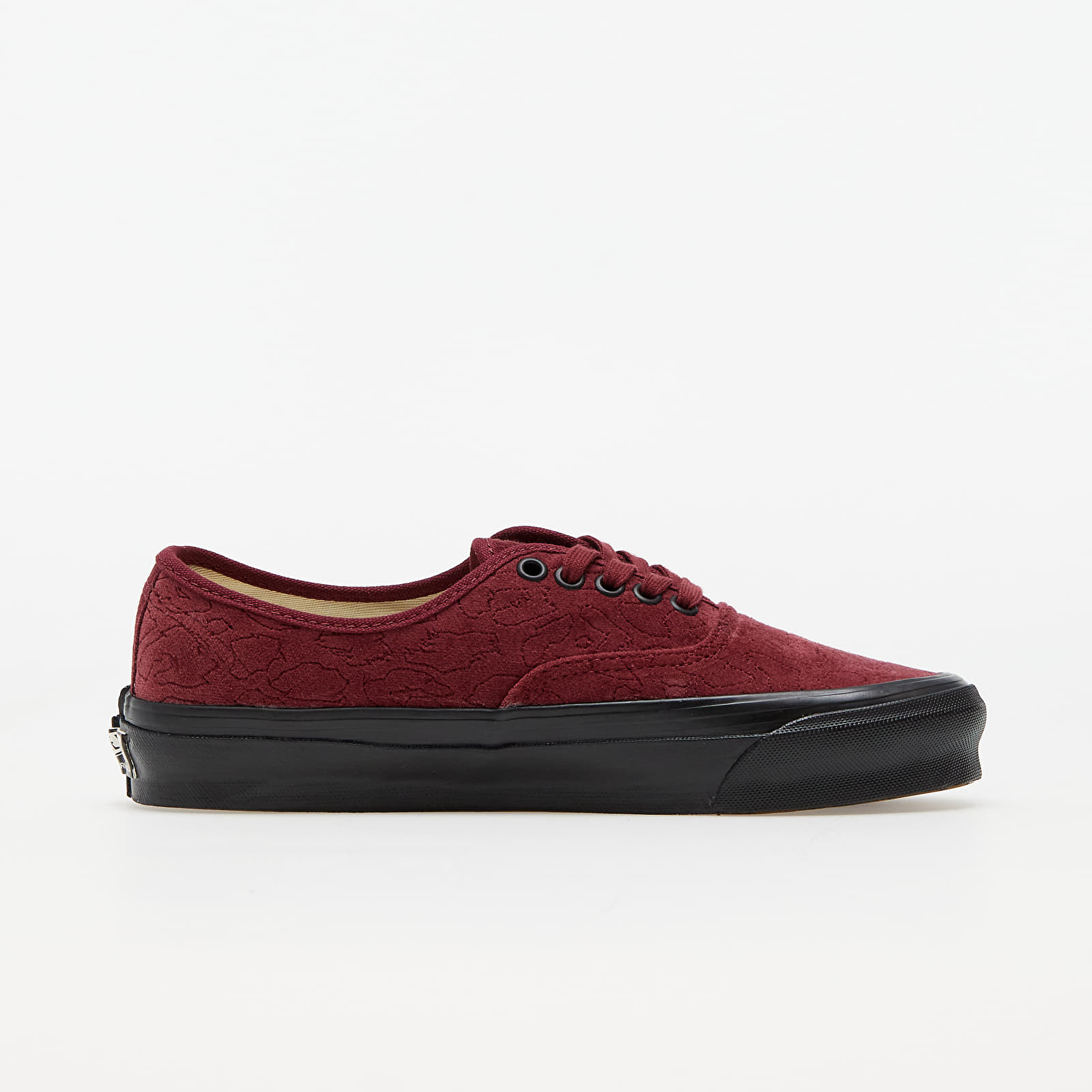 Scarpe uomo Vans Vault OG Authentic LX (Velvet Embroidery) Pomegranate Red/ Black