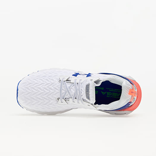White and blue under armour shoes store